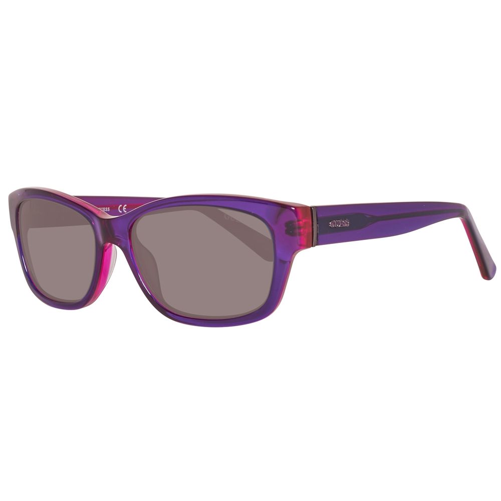Guess purple plastic sunglasses